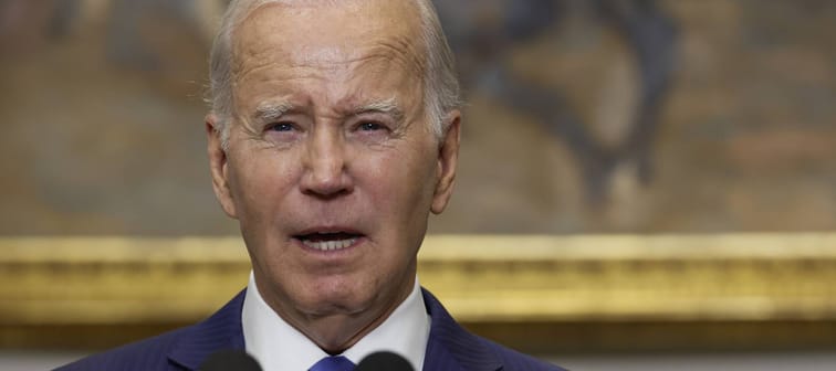 President Joe Biden gives remarks in the Roosevelt Room at the White House in Washington, D.C., July 21, 2023