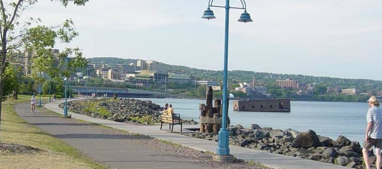 The Lakewalk in Canal Park, Minnesota