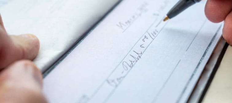 Writing a check