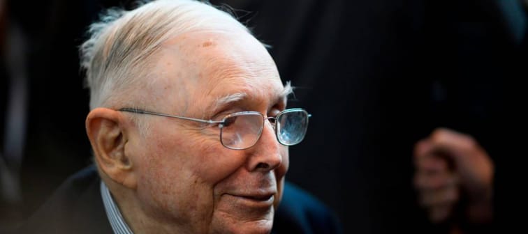 Vice Chairman of Berkshire Hathaway, Charlie Munger attends the annual Berkshire shareholders meeting in Omaha, Nebraska, May 3, 2019.