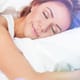 Woman sleeping.